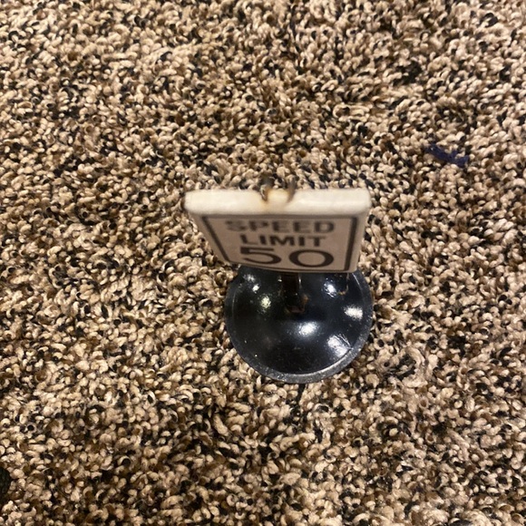 Vintage 1950s Tonka highway department speed limit sign - Picture 5 of 6